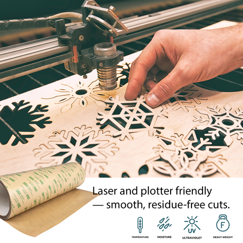 468MP Double Sided Adhesive Transfer Tape Sheet Roll (1, 12 in x 20 yd)